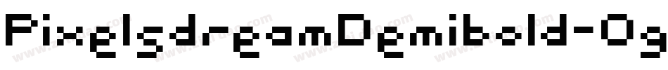 PixelsdreamDemibold-0gmX字体转换
