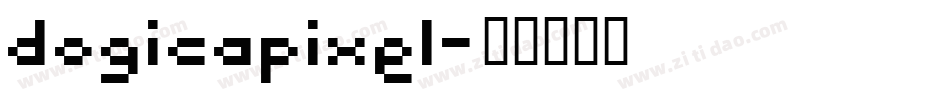 dogicapixel字体转换