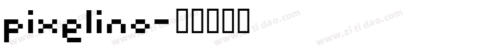 pixelino字体转换