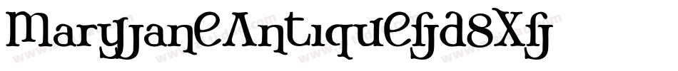 MaryJaneAntique-d8X字体转换