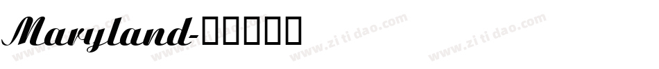 Maryland字体转换