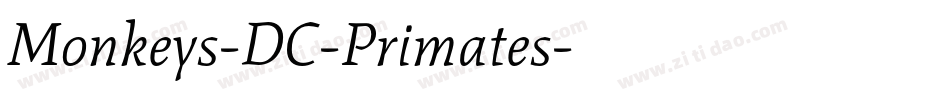 Monkeys-DC-Primates字体转换