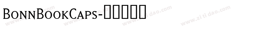 BonnBookCaps字体转换