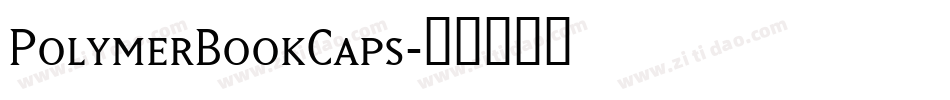 PolymerBookCaps字体转换