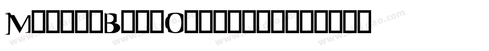 MatrixBookOldstyle字体转换