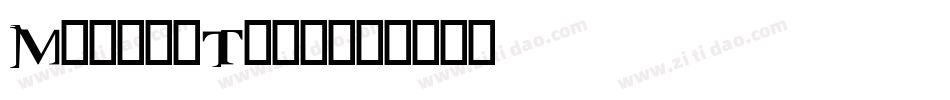 MatrixTall字体转换