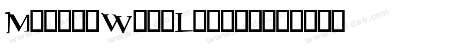 MatrixWideLining字体转换