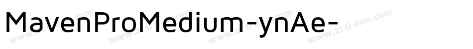 MavenProMedium-ynAe字体转换