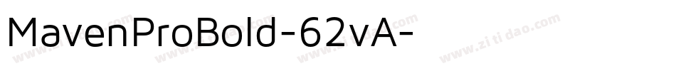 MavenProBold-62vA字体转换
