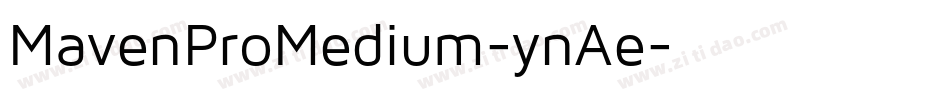 MavenProMedium-ynAe字体转换