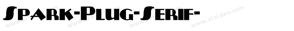 Spark-Plug-Serif字体转换