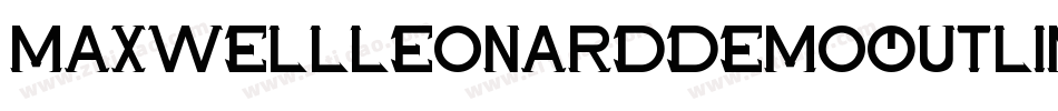 MaxwellLeonardDemoOutline-8MewD字体转换