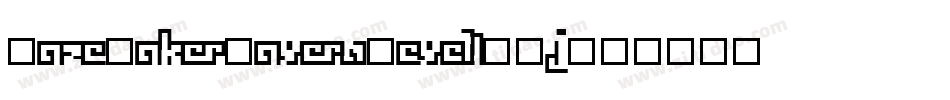 MazeMakerCavernLevel1F-jWZM字体转换