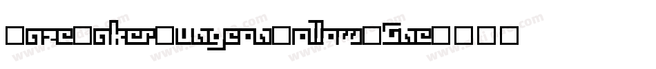 MazeMakerDungeonHollow-6neD字体转换