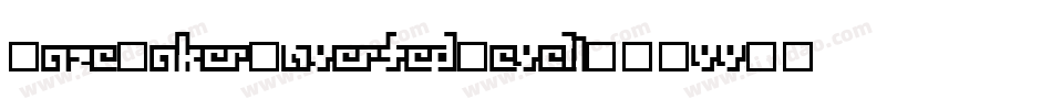 MazeMakerInvertedLevel1F-GvvA字体转换