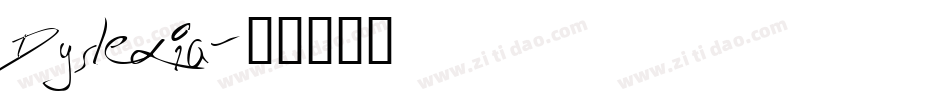 Dyslexia字体转换