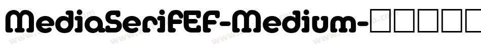 MediaSerifEF-Medium字体转换