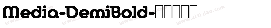 Media-DemiBold字体转换