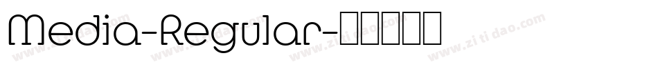 Media-Regular字体转换