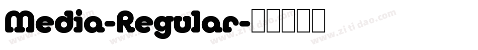 Media-Regular字体转换