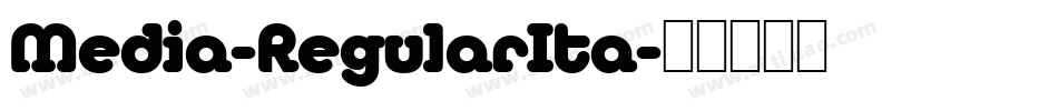 Media-RegularIta字体转换