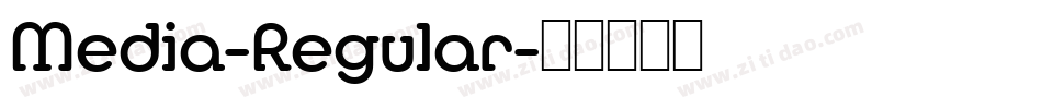 Media-Regular字体转换
