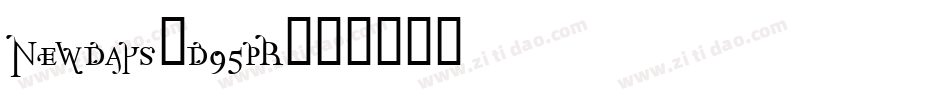 Newdays-d95pR字体转换