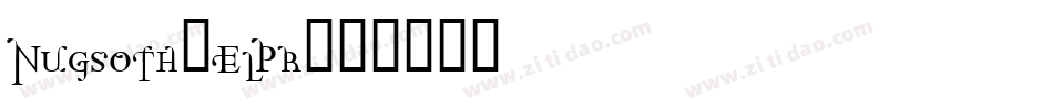 Nugsoth-ElPr字体转换