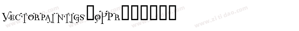 Vectorpaintigs-qYPr字体转换