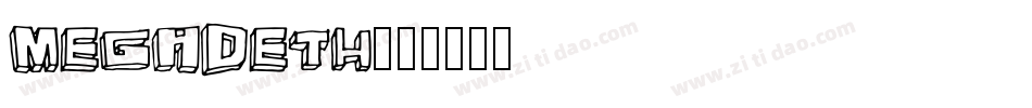 Megadeth字体转换