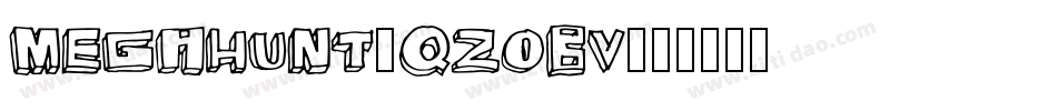 Megahunt-qZ0BV字体转换