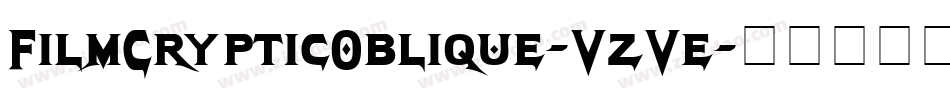 FilmCrypticOblique-VzVe字体转换