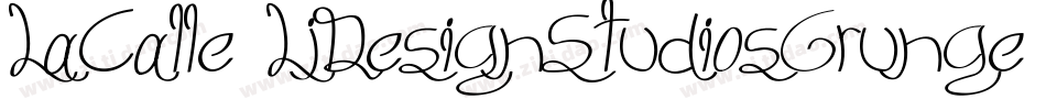 LaCalle6LjDesignStudiosGrunge-KaY7字体转换 LaCalle6LjDesignStudiosGrunge-KaY7字体转换