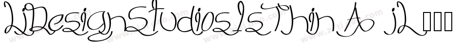LjDesignStudiosIsThin-A1jL字体转换