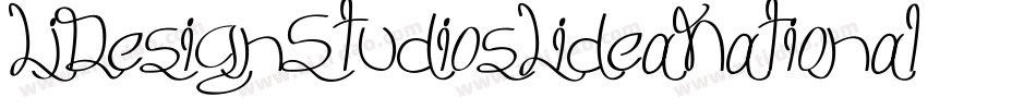 LjDesignStudiosLideaNational-62A1字体转换