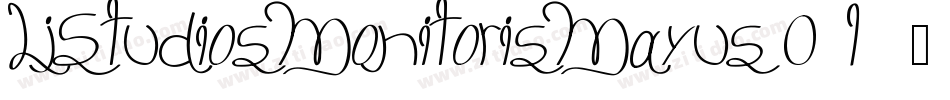LjStudiosMonitorisMayus-O9l8字体转换