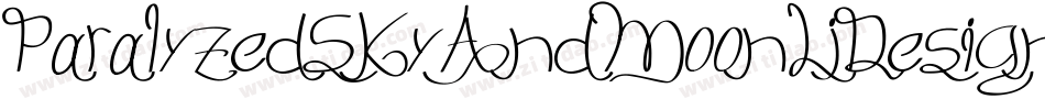 ParalyzedSkyAndMoonLjDesignStudiosGrunge-YW68字体转换
