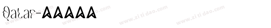 Qatar字体转换