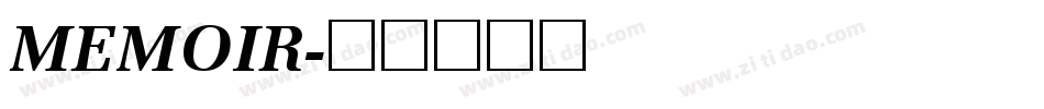 MEMOIR字体转换