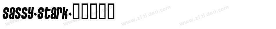 Sassy-Stark字体转换