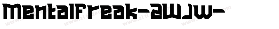 MentalFreak-2WJw字体转换