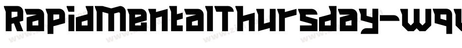 RapidMentalThursday-wqw2字体转换