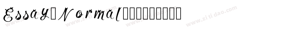 Essay-Normal(2)字体转换