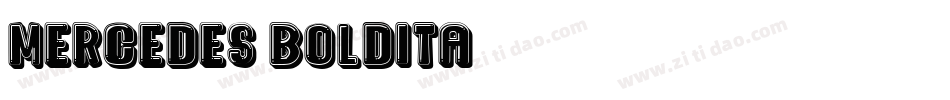 Mercedes-BoldIta字体转换