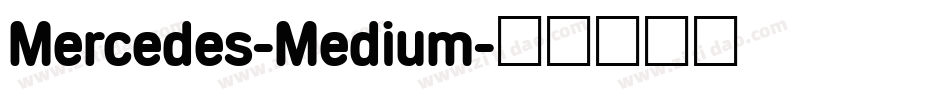Mercedes-Medium字体转换