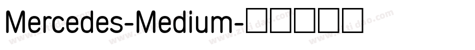 Mercedes-Medium字体转换