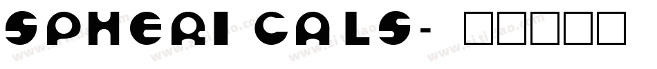 Sphericals字体转换