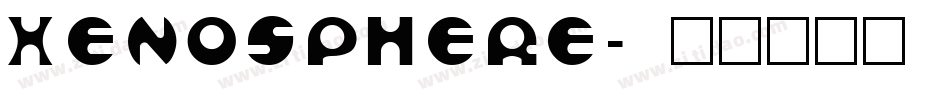 xenosphere字体转换