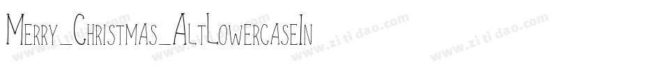 Merry_Christmas_AltLowercaseInitial-Regular字体转换