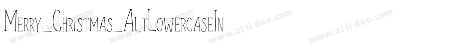 Merry_Christmas_AltLowercaseInitial-Regular字体转换